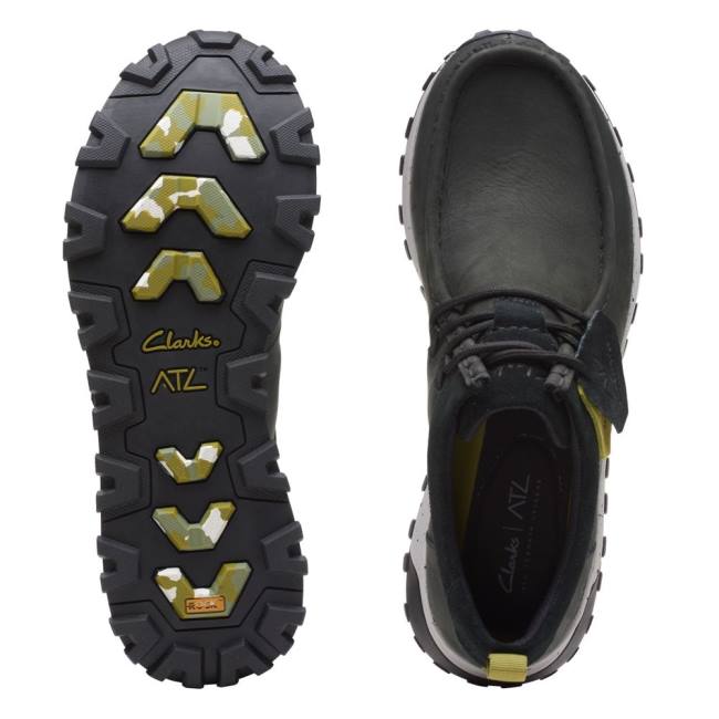 Férfi Clarks ATL Trek Wally Tornacipő Fekete | CLK463JLE