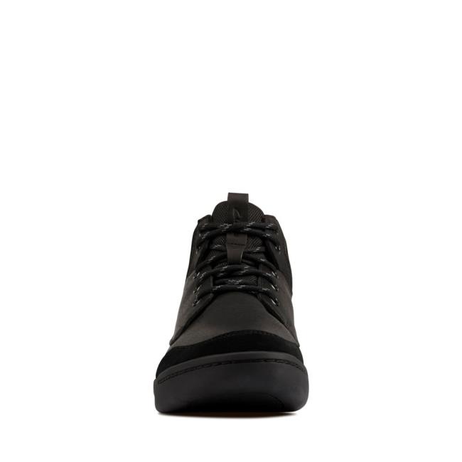 Férfi Clarks Ashcombe Hi GORE-TEX Originals Bakancs Fekete | CLK605LMT