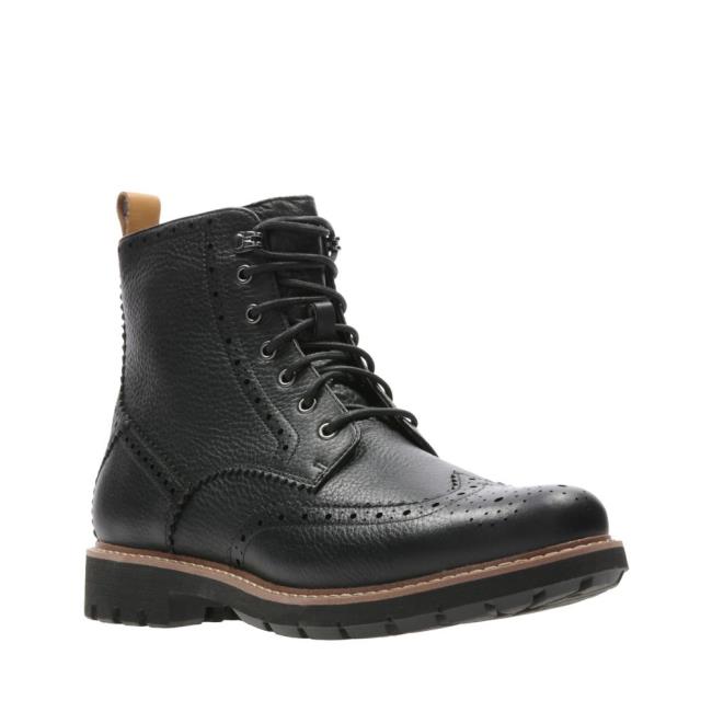 Férfi Clarks Batcombe Lord Originals Bakancs Fekete | CLK310DMR