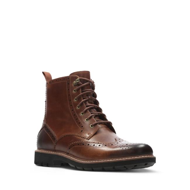 Férfi Clarks Batcombe Lord Originals Bakancs Sötétbarna | CLK635AKS