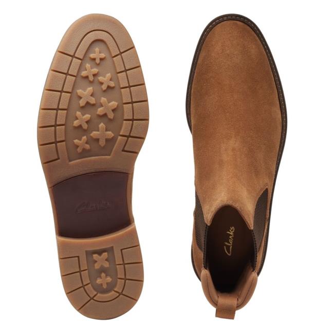 Férfi Clarks Clarkdale Hall Originals Bakancs Barna | CLK493QPT