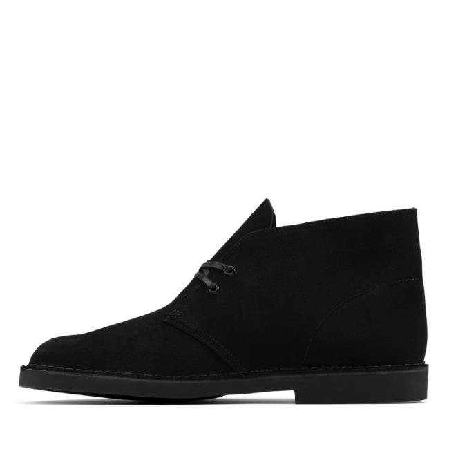 Férfi Clarks Desert Boot 2 Originals Bakancs Fekete | CLK298USR