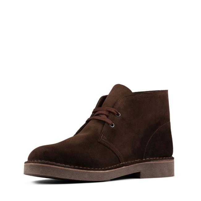 Férfi Clarks Desert Boot 2 Originals Bakancs Sötétbarna | CLK497LJP