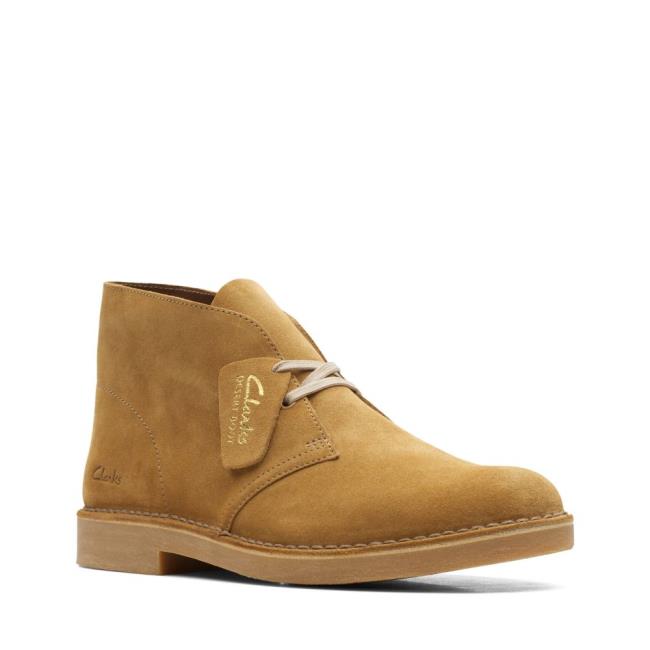 Férfi Clarks Desert Boot 2 Originals Bakancs Zöld | CLK971SRU