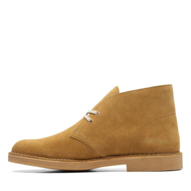 Férfi Clarks Desert Boot 2 Originals Bakancs Zöld | CLK971SRU