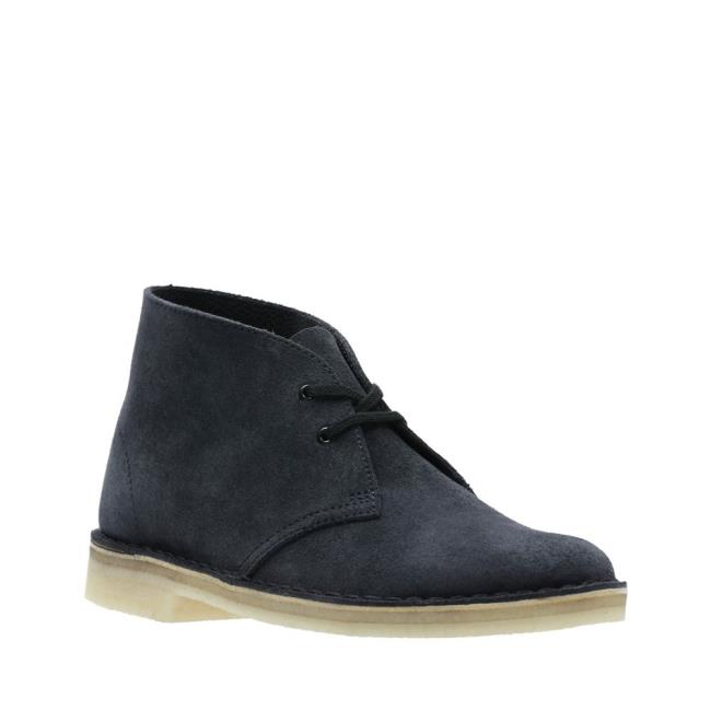 Férfi Clarks Desert Boot Originals Bakancs Sötétkék | CLK089OTB