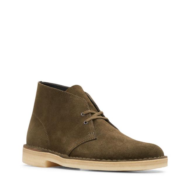 Férfi Clarks Desert Boot Originals Bakancs Sötétolivazöld | CLK286XQD