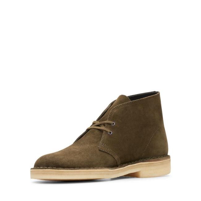 Férfi Clarks Desert Boot Originals Bakancs Sötétolivazöld | CLK286XQD