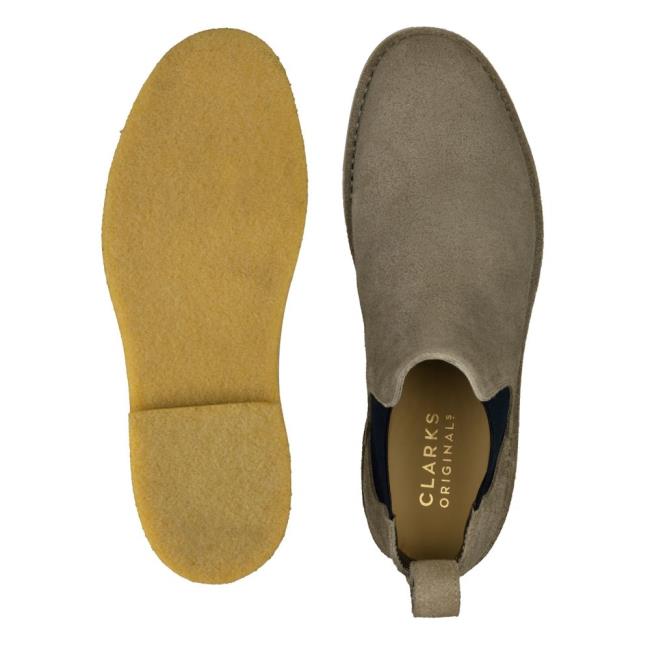 Férfi Clarks Desert Chelsea 2 Chelsea Csizma Szürke | CLK851BFA