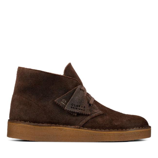 Férfi Clarks Desert Coal Originals Bakancs Sötétbarna | CLK694MPU