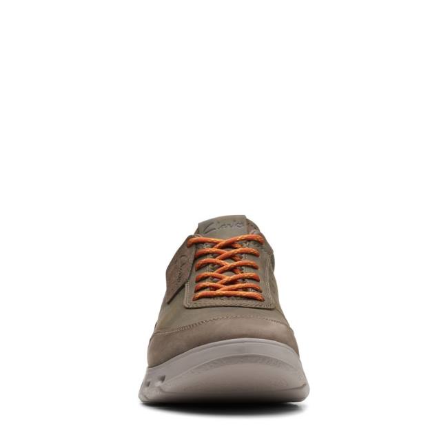 Férfi Clarks Nature X One Tornacipő Sötétolivazöld | CLK416WJX