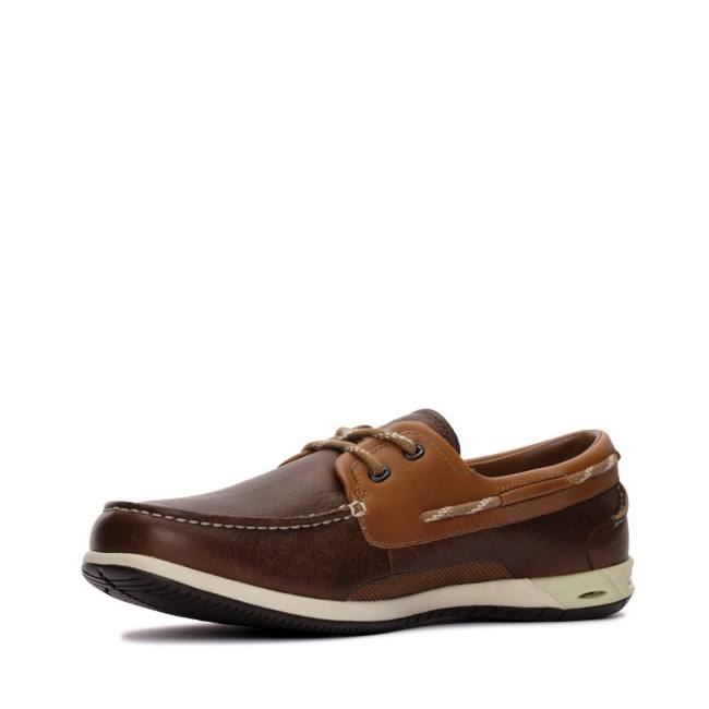 Férfi Clarks Orson Harbour Vitorlás Cipő Barna | CLK514ITK