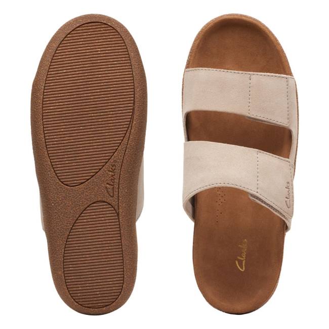 Férfi Clarks Pilton Pántos Szandál Khaki | CLK769JCN