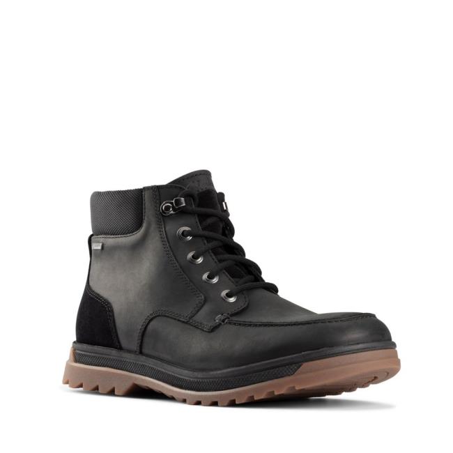 Férfi Clarks Ripway Hi GTX Originals Bakancs Fekete | CLK769SEP