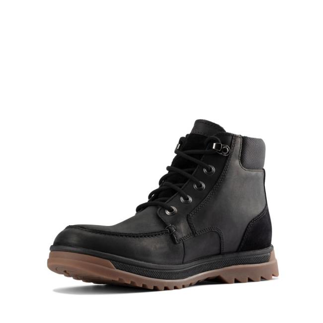 Férfi Clarks Ripway Hi GTX Originals Bakancs Fekete | CLK769SEP