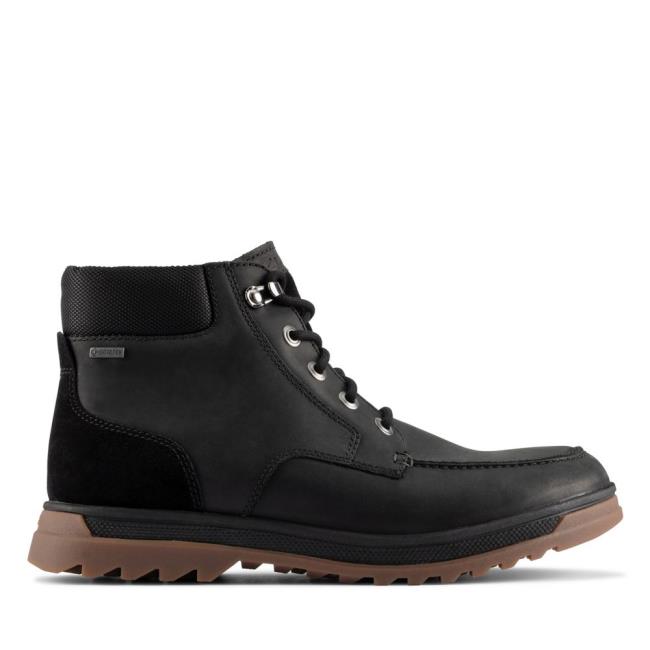 Férfi Clarks Ripway Hi GTX Originals Bakancs Fekete | CLK769SEP