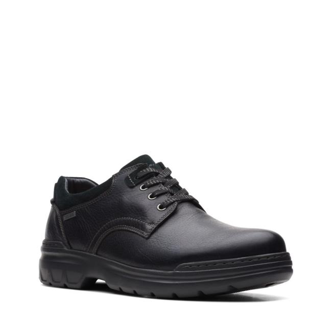 Férfi Clarks Rockie2 LoGTX Tornacipő Fekete | CLK168ULI