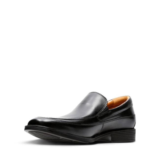 Férfi Clarks Tilden Free Fekete Cipő Fekete | CLK357EZV