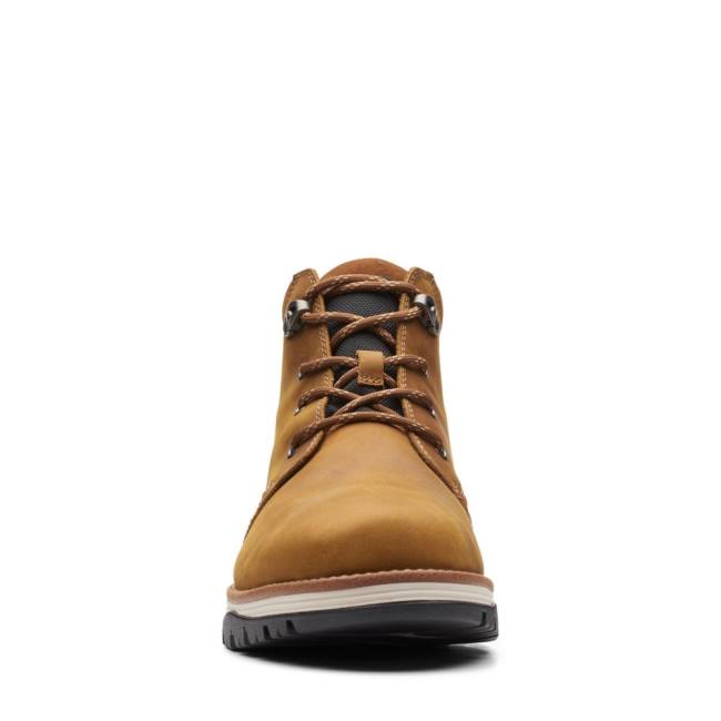 Férfi Clarks Topton Mid GORE-TEX Bokacsizma Barna | CLK390VPX