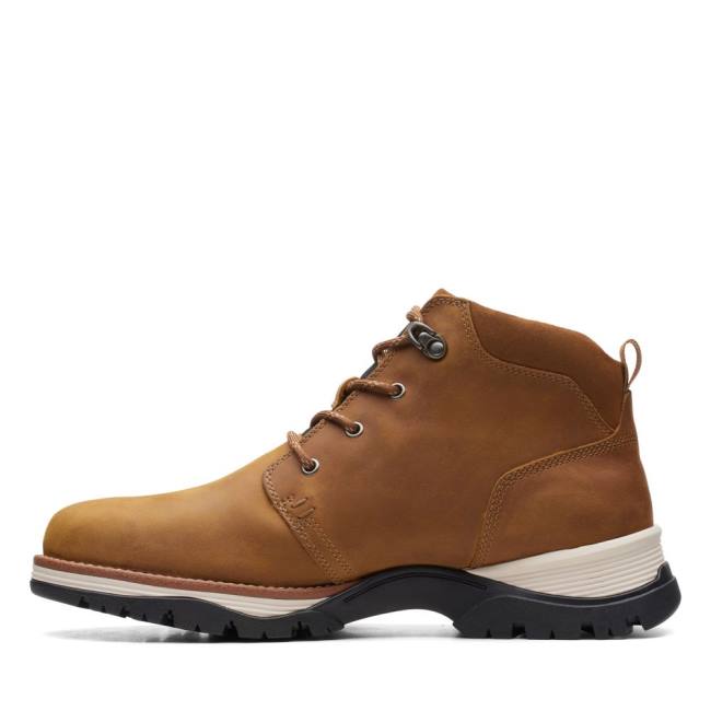 Férfi Clarks Topton Mid GORE-TEX Bokacsizma Barna | CLK390VPX