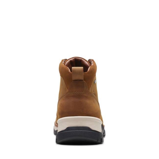 Férfi Clarks Topton Mid GORE-TEX Bokacsizma Barna | CLK390VPX