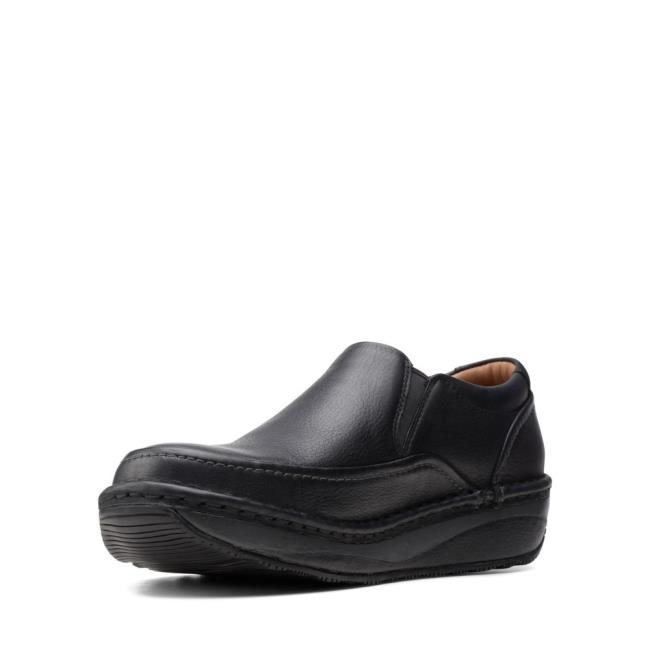 Férfi Clarks Un Soul Step Fekete Cipő Fekete | CLK382RXS