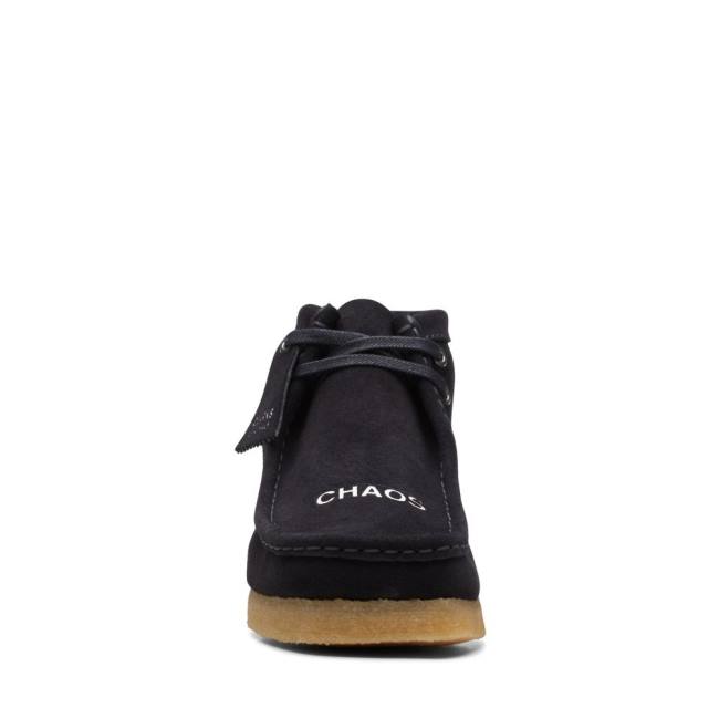 Férfi Clarks Wallabee Alkalmi Csizma Fekete | CLK914WLI