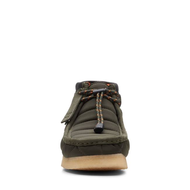 Férfi Clarks Wallabee Alkalmi Csizma Khaki | CLK016ODV