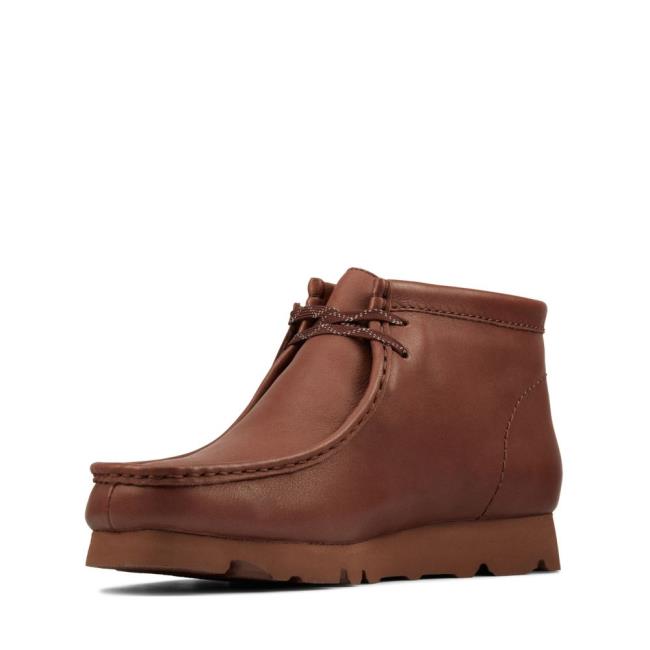 Férfi Clarks Wallabee Boot GORE-TEX Originals Bakancs Sötétbarna | CLK647HXR