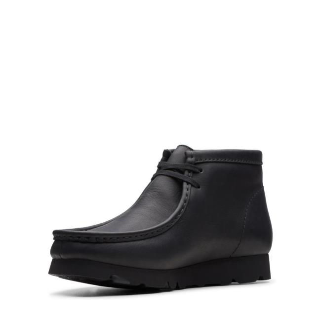 Férfi Clarks Wallabee Boot GORE-TEX Originals Bakancs Fekete | CLK890CLN