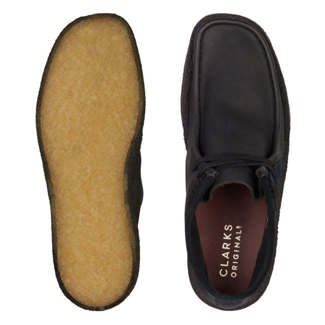 Férfi Clarks Wallabee Cup Alkalmi Csizma Fekete | CLK724VQK