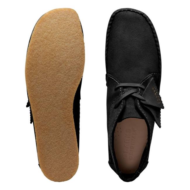 Férfi Clarks Weaver Bokacsizma Fekete | CLK632LWS