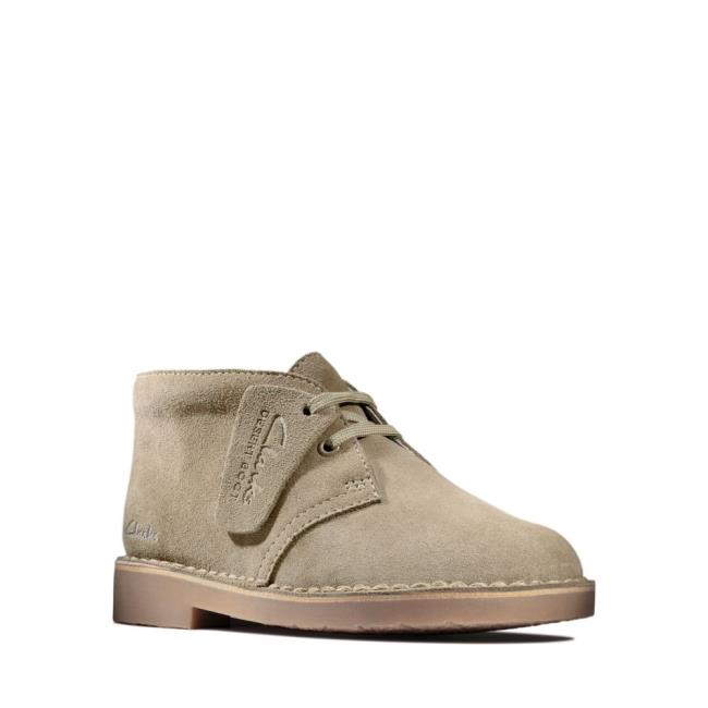 Lány Clarks Desert Boot 2 Kid Originals Bakancs Barna | CLK483AQJ