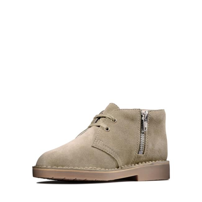 Lány Clarks Desert Boot 2 Kid Originals Bakancs Barna | CLK483AQJ