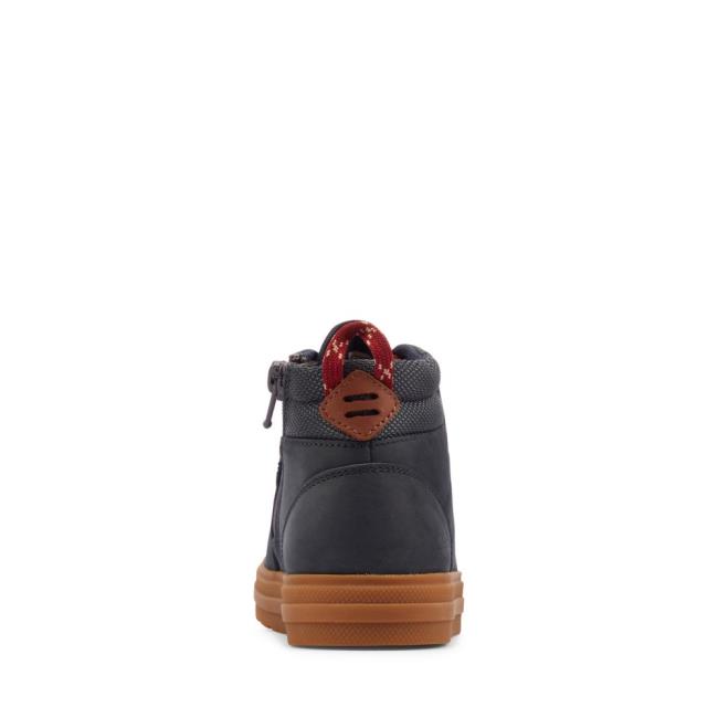 Lány Clarks Nova Hike Kid Originals Bakancs Sötétkék | CLK078XAJ