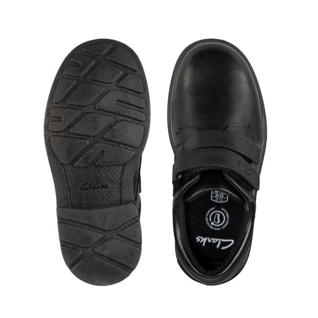 Lány Clarks Remi Pace Kid Kényelmi Cipő Fekete | CLK403JWC