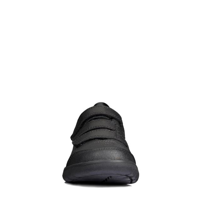 Lány Clarks Scape Sky Youth Kényelmi Cipő Fekete | CLK683WXP