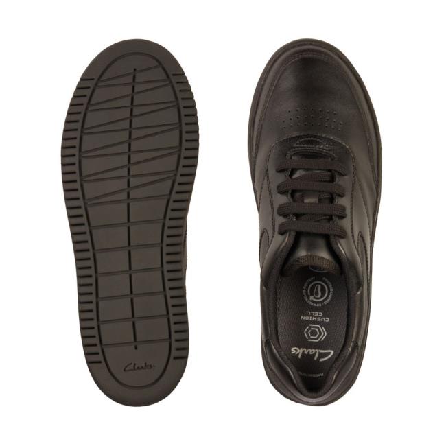 Lány Clarks Tor Sport Flex Youth Kényelmi Cipő Fekete | CLK436HAY