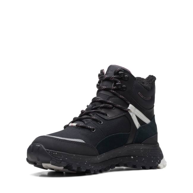 Női Clarks ATL Trek Sky GORE-TEX Bokacsizma Fekete | CLK463NST