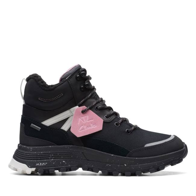 Női Clarks ATL Trek Sky GORE-TEX Bokacsizma Fekete | CLK463NST