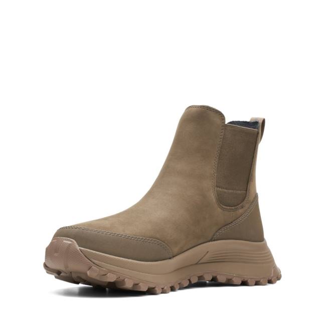 Női Clarks ATL Trek Up Vízálló Tornacipő Khaki | CLK196BEF