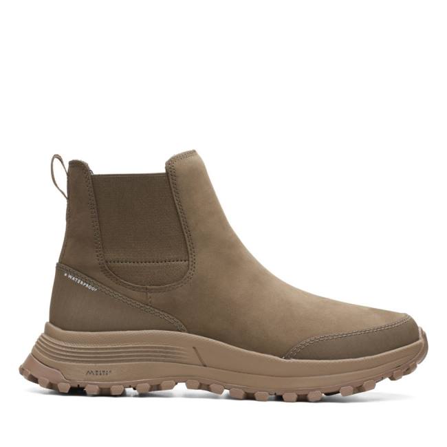 Női Clarks ATL Trek Up Vízálló Tornacipő Khaki | CLK196BEF