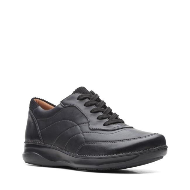 Női Clarks Appley Tie Balerina Cipő Fekete | CLK386ZIN