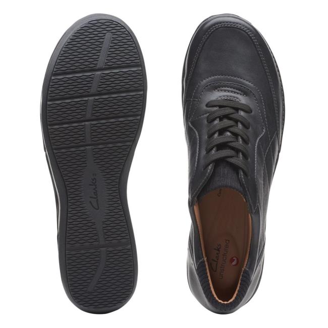 Női Clarks Appley Tie Fekete Cipő Fekete | CLK315CMW