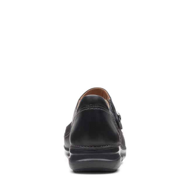 Női Clarks Appley Walk Fekete Cipő Fekete | CLK748KHW