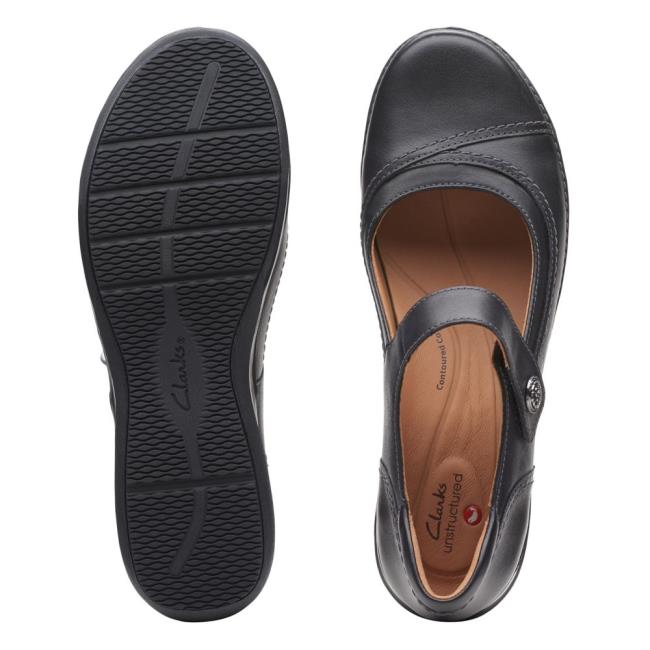 Női Clarks Appley Walk Fekete Cipő Fekete | CLK748KHW