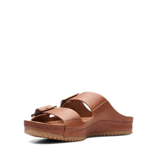 Női Clarks Brookleigh Sun Szandál Barna | CLK809SQZ