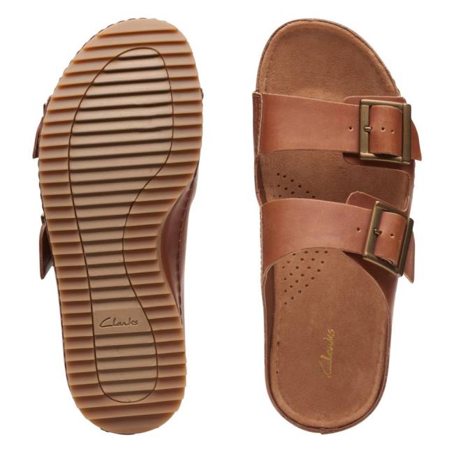 Női Clarks Brookleigh Sun Szandál Barna | CLK809SQZ