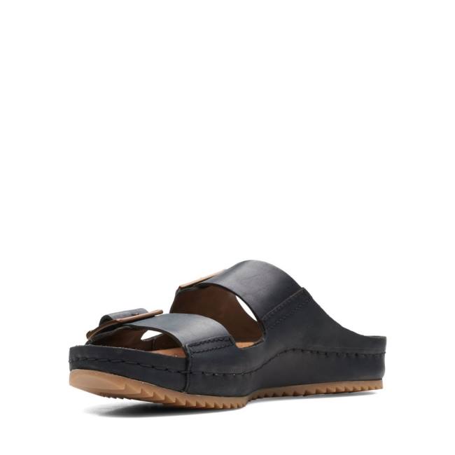 Női Clarks Brookleigh Sun Szandál Fekete | CLK764SPT