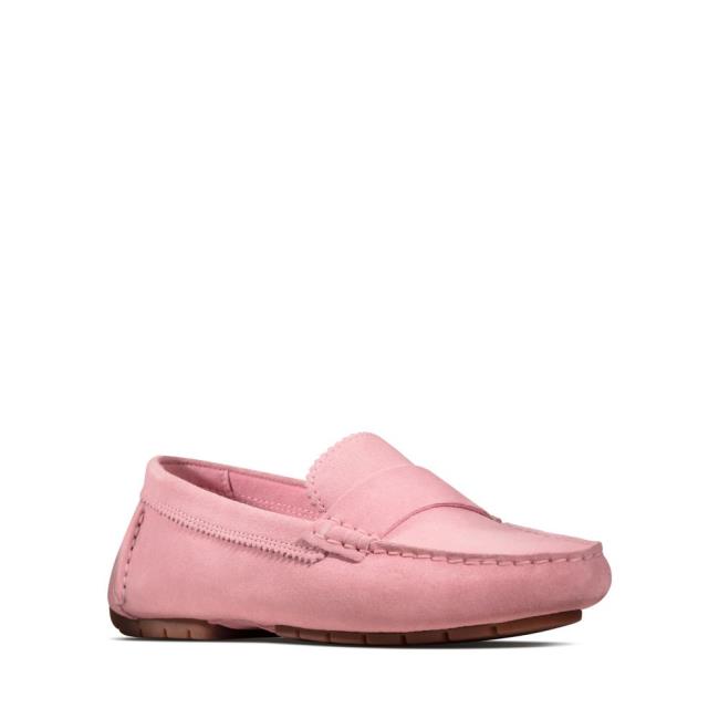 Női Clarks C Mocc Balerina Cipő Rózsaszín | CLK803OQC